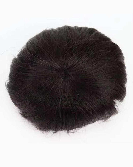 Men Hair Toupee to cover hair loss and hair baldness for men (7x11)