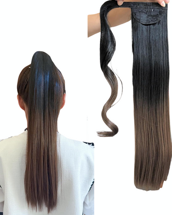 Hair Ponytails Ombre