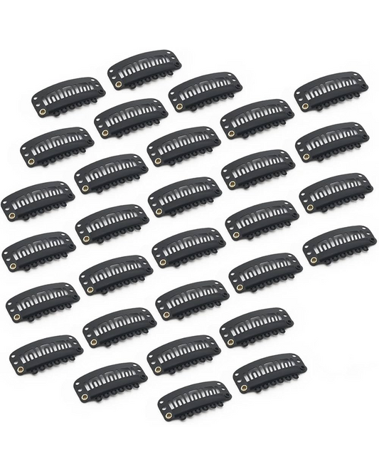 hair clips for hair extensions and hair pieces attachment