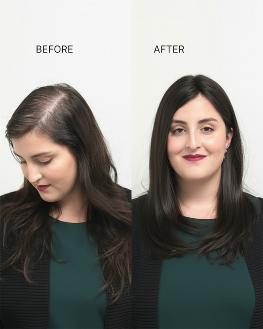 Hair patch for women to cover bald spot