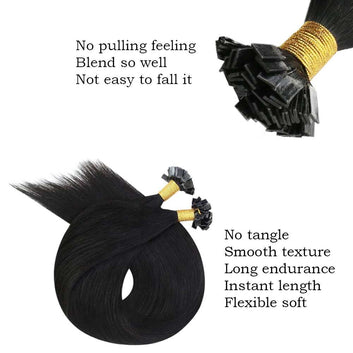 Flat Tip Hair Extensions - Hair for Professionals