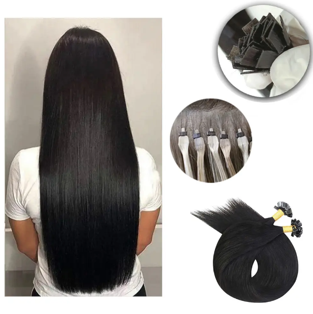 Flat Tip Hair Extensions - Cadenza Hair 