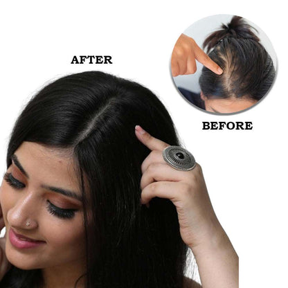 Invisible side patches hair extensions