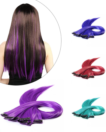 Hair Streaks - Colored Hair Extensions