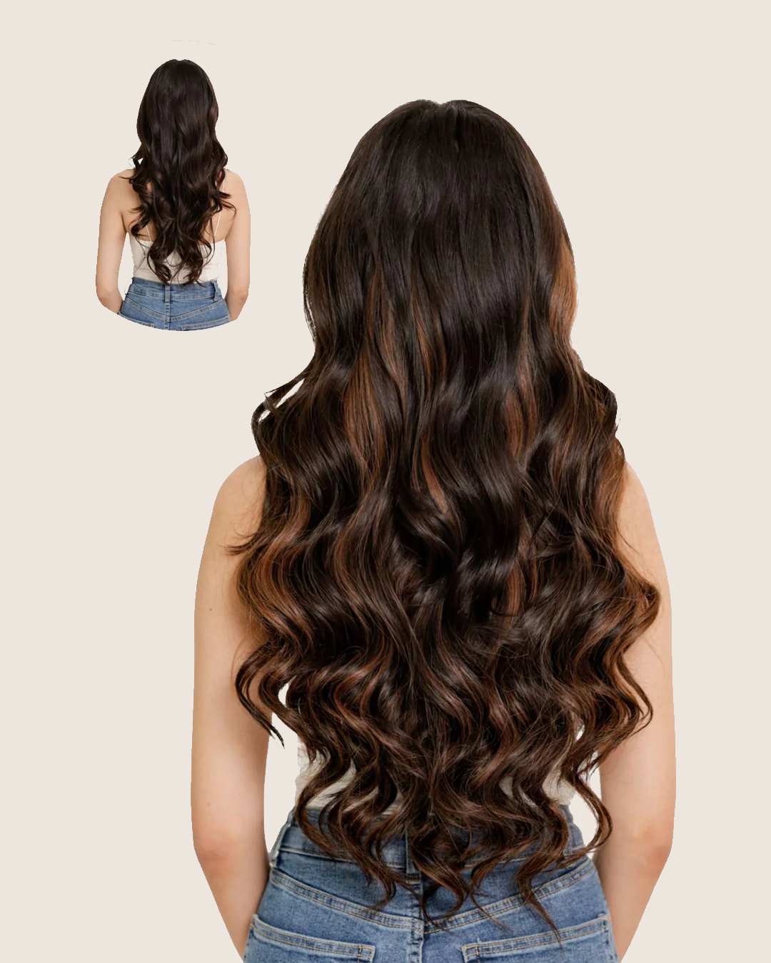 seamless hair extensions - Clip In