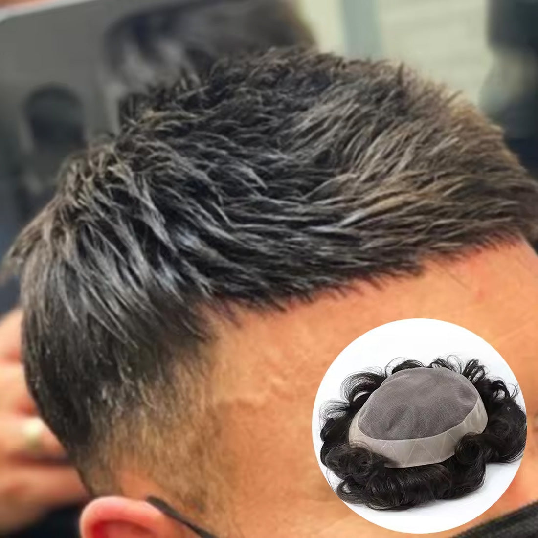 Men Hair Patch (7X5)