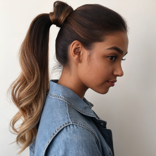 Ombre Hair Ponytails